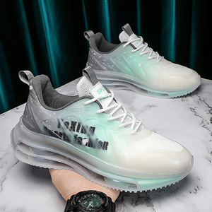 Zapatos para hombre, zapatillas deportivas informales con amortiguación de aire de doble capa con absorción de impacto, novedad de otoño, zapatillas para correr - Product Image 4