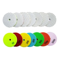 4in Diamant Résine Bond Tampons De Polissage À Sec Disque De Polissage Tampon Abrasif Diamant Outil De Polissage pour Marbre Granit Meuleuse Polisseuse