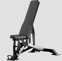 Presse de banc oblique réglable multifonctionnelle de qualité commerciale S & H et support d'haltères pliable pour la salle de sport à domicile