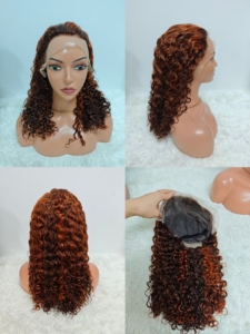 Promoción Letsfly: Peluca de Cabello Humano Virgen con Ondas de Agua, Densidad del 200%, 20 Pulgadas, con Frente de Encaje Transparente 13x4, 74$ - Product Image 4
