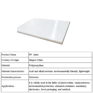 PPポリプロピレンプラスチックソリッドシート/ボード、カットサービス付き、カスタムサイズ対応、厚さ3～250mm - Product Image 2