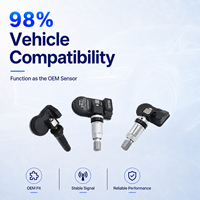 ANDEREY Nouveau capteur TPMS programmable 315/433 MHz, capteur universel de surveillance de la pression des pneus pour la plupart des modèles de véhicules