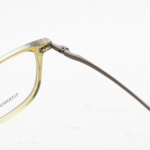 Monturas de Gafas Rectangulares de Aro Completo, Color Sólido, Titanio Ligero, Anti-UV, Unisex, Corrección de Visión para Adultos - Product Image 2