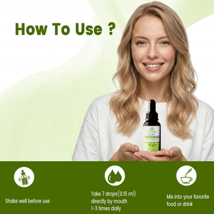 Haccp OEM ODM Gotas Líquidas de Orégano Sin Azúcar, Suplemento de Apoyo Inmunológico, Gotas de Aceite de Orégano Orgánico Vegano Silvestre - Product Image 5