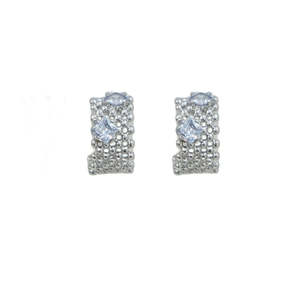 Pendientes de Moda con Cristales, Acero Inoxidable 316L, Baño de Oro PVD, Resistentes y Sostenibles - Product Image 1