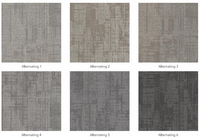 B1 Fabricants de revêtements de sol ignifuges Nouvelle conception Carreaux de tapis gris Usine Expédition rapide Tapis stockés