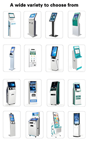 เครื่องอ่านบัตรประจำตัว22นิ้วเครื่องพิมพ์ A4เครื่องสแกนรหัส QR ตู้บริการตนเองสำหรับโรงพยาบาล - Product Image 3