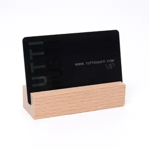 Simple en blanco mate negro NTAG216 tarjeta NFC