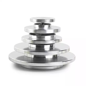15-30cm DIY gốm DIY công cụ hai mặt xoay bánh xe gốm Turntable kim loại thép quay Tấm bánh bánh xe gốm đứng - Product Image 4