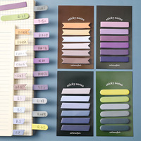 Notas Adhesivas Morandi de Colores al por Mayor, Marcadores de Páginas, Banderitas, Blocs de Notas Estéticos para la Escuela, Oficina y Planificador