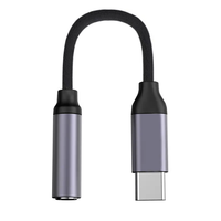Großhandel Nylon geflochten Typ C bis 3,5mm Dac Digital Audio Adapter Kabel USB C zu Aux Dac Jack Audio Buchse Konverter
