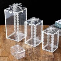 Boîte à bonbons transparente en PVC PET imprimé de qualité alimentaire pour enfants, cadeaux de mariage, emballage de jouets