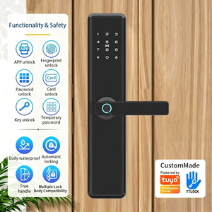 Serratura Intelligente Biometrica WiFi 5-in-1 con Impronta Digitale, Controllo App, Senza Chiave, per Ufficio e Casa, Certificata CE FCC, Grado C OEM - Product Image 3
