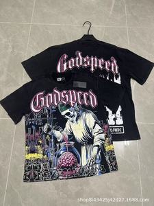 Nouveau T-shirt <span class=keywords><strong>Homme</strong></span> 2026 de Créateur Imprimé Tendance en Coton Décontracté à Manches Courtes Luxe Hip Hop Streetwear - Product Image 5