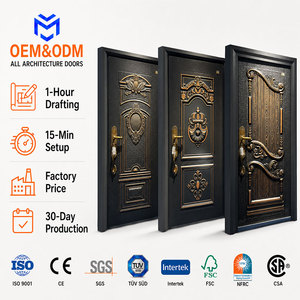 <span class=keywords><strong>Porte</strong></span> <span class=keywords><strong>d</strong></span>'<span class=keywords><strong>entrée</strong></span> pivotante de luxe <span class=keywords><strong>sur</strong></span> <span class=keywords><strong>mesure</strong></span> en acier et cuivre pour villas et maisons, avec cadre de sécurité, à prix compétitif - Product Image 1