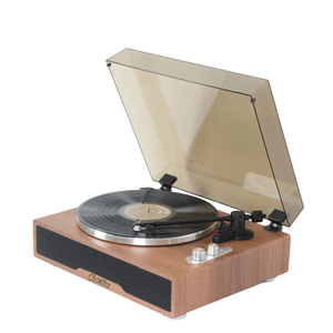 Giradischi Retrò per Vinili LP, Cartuccia Audio <span class=keywords><strong>Technica</strong></span> AT3600L, 2 Velocità con Arresto Automatico, 4 Altoparlanti Stereo Integrati - Product Image 4