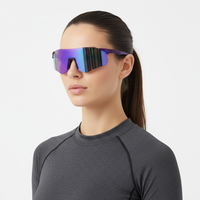 Lunettes de soleil de sport polarisées professionnelles pour le cyclisme, protection UV400, monture légère en PC, pour hommes et femmes, pour le vélo en plein air