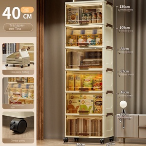 Armoire <span class=keywords><strong>de</strong></span> <span class=keywords><strong>rangement</strong></span> pliable moderne en PP à 5 niveaux avec design durable, boîte <span class=keywords><strong>de</strong></span> <span class=keywords><strong>rangement</strong></span> pliable <span class=keywords><strong>pour</strong></span> <span class=keywords><strong>jouets</strong></span> d'enfants - Product Image 6
