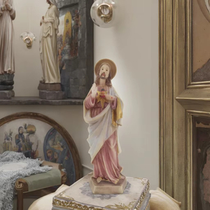 Statue religieuse en cristal de résine de 8 pouces nouveau design jésus de NAZARETH personnalisable pour les occasions de Noël - Product Image 2