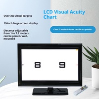 Écran de 19 pouces pour test visuel, testeur visuel LCD, optotypes, soins oculaires, tableau de test d'acuité visuelle avec tableau de numéros E