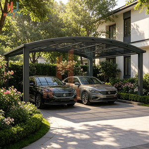 Tenda da <span class=keywords><strong>Sole</strong></span> per Auto in Alluminio Antiruggine Facile da Montare, Impermeabile, Resistente ai Raggi UV, Verniciata a Polvere, per Terrazze Rurali, Fattorie e <span class=keywords><strong>Officine</strong></span> - Product Image 6