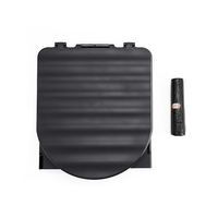 Toilette pliable portable de haute qualité, toilette de voyage en plastique pour le camping