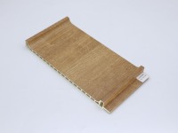 Panneau mural rainuré en bois naturel classique, résistant à l'humidité, durable, facile à nettoyer, pour la décoration intérieure