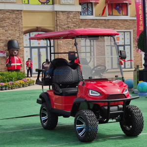Electric Car 4 Seats Metal Steel Plastic Hunting Golf Cart Club Car Off Road Golf Cart Car Buggy Electric Golf Scooter - Product Image 4