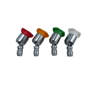 High Pressure Washer Nozzle 360 Degree Rotating Universal Fan Shape Car Wash Water Gun 0 15 25 Degree Stainless Steel Plastic - Product Image 4