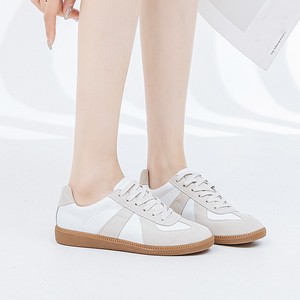 <span class=keywords><strong>Scarpe</strong></span> da <span class=keywords><strong>Donna</strong></span> Primavera/Estate 2024, Nuove <span class=keywords><strong>Scarpe</strong></span> <span class=keywords><strong>Bianche</strong></span> Retrò in Pelle Bovina con Blocchi di Colore e Lacci, <span class=keywords><strong>Scarpe</strong></span> Casual da <span class=keywords><strong>Donna</strong></span> - Product Image 1