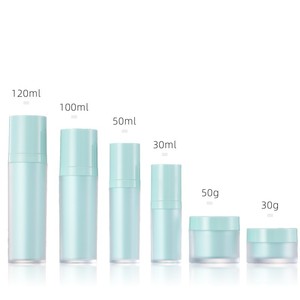 Orange Double pot de crème acrylique 30ML 120ML Gamme 30G 50G Capacité Vide Cosmétique Ensemble Pompe Pulvérisateur pour Brume Spray Lotion Bas quantité minimale de commande - Product Image 5