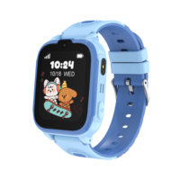 Meilleure montre connectée pour enfants 4G LTE Appels vidéo TFT Étanche IP67 Bouton SOS 7 jeux amusants Contrôle parental WiFi Positionnement LBS