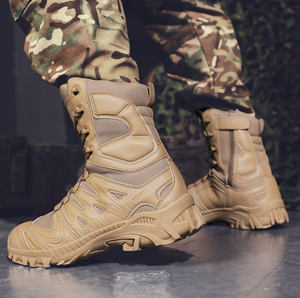 DF0726 AS33 ESDY UZMK Outdoor Camping Training <b>Hiking</b> Tactical <b>Boots</b> Black Green Khaki Camouflage Colors - Product Image 2