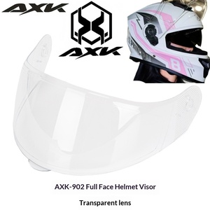 Visière de remplacement pour casque intégral AXK902/AXK-902, design <span class=keywords><strong>transparent</strong></span> - Product Image 4