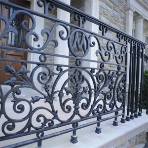 Barandilla <span class=keywords><strong>de</strong></span> pote <span class=keywords><strong>de</strong></span> flor <span class=keywords><strong>de</strong></span> cubierta balaustrada <span class=keywords><strong>de</strong></span> hierro forjado barandilla a - Product Image 3