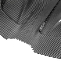 Capot avant en fibre de carbone sèche à haut débit d'air avec conduits Ver.1 POUR Lamborghini Huracan LP580 LP610 Evo 2014-