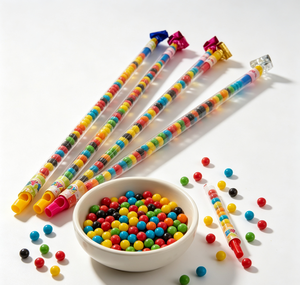 BESTAR Jouet interactif pour enfants, bonbons à mâcher en forme de sifflet, bonbons durs colorés en forme de boule, bonbons sucrés - Product Image 4