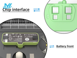 Batterie Li-ion neuve de la marque MYiYAE pour <span class=keywords><strong>Irobot</strong></span> <span class=keywords><strong>Roomba</strong></span> 595 650 980 655 690 780 805 860 880 890 960 760 770 780 1800mah - Product Image 4