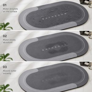 Alfombrilla de Baño de Diatomita Personalizada al por Mayor, Antideslizante, de Secado Rápido, Súper Absorbente, para Ducha, Lavabo y Bañera - Product Image 4