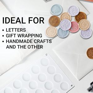 29043 с 24 полостями, Белый силиконовый штамп для воска - Product Image 6
