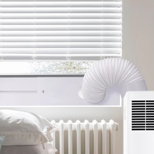 Kit de déflecteur de fenêtre pour climatiseur à bouche plate pour usage domestique, 4 pièces, remplacement de climatiseur, PVC réutilisable, support d'étanchéité réglable, glissière de ventilation - Product Image 2