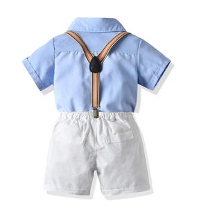 Ropa Infantil de Alta Calidad al por Mayor, Conjuntos de Ropa para Niños, Camiseta Polo y Pantalones Cargo para Niños - Product Image 2