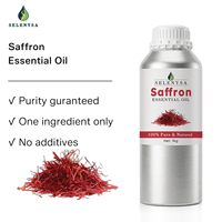 Huile de Safran Naturelle en Gros, Huile Absolue de Crocus Sativus, Éclaircissante pour le Visage, Soin de la Peau, Parfum, Matière Première Cosmétique