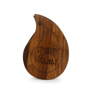Wooden Spice <b>Box</b> With Lid And Compartments For Spices And <b>Herbs</b> Desktop Storage Container Qms1027 - Product Image 5