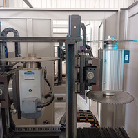WEIKE Máquina Fresadora CNC Automática de 5 Ejes y 4 Herramientas con PLC para Fresado de Extremos, Puertas y Ventanas de Aluminio, Alta Precisión, CE 2x4KW