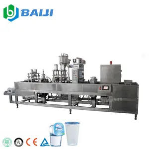 Africa hot sale automatic pet cup mineral water making filling sealing machine plant