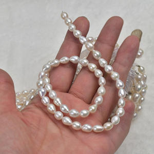 สร้อยคอมุกบาร็อคน้ำจืดธรรมชาติจูจี้ รูปทรงหยดน้ำ สำหรับทำเครื่องประดับ DIY พร้อมไข่มุกทรงไม่สม่ำเสมอ สวยงาม - Product Image 3