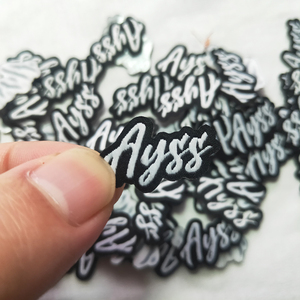 Abbigliamento personalizzato tessuto tessuto tessuto di ferro <span class=keywords><strong>su</strong></span> toppe <span class=keywords><strong>etichette</strong></span> Private per cappelli vestiti t-shirt - Product Image 1