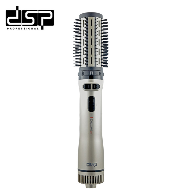 DSP 2-in-1 Hot Air Styler - 27000 RPM 1000W, Cool Air Function with Dual Round Brushes for Salon Styling
