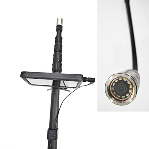 HD 1080P 5M Lente de poste de fibra de carbono Lente de 34mm 12 piezas Cámara impermeable LED Sistema de inspección de video de poste telescópico industrial - Product Image 6